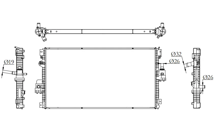 FORD Radiator