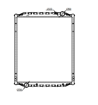 MAN RADIATOR OE 81.06101.6466/85.06101.6007