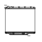 MACK RADIATOR OE 2MF559M2/21000188/21000189/21095127/21095129/21504540/21504552/21593034