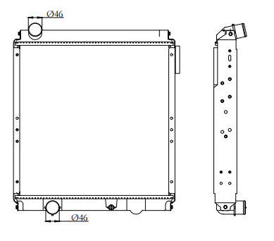 MITSUBISHI RADIATOR OE ME417293