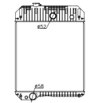 PERKINS RADIATOR IN SIZE OF 570*548*106