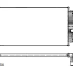 PERKINS RADIATOR IN SIZE OF 1250*708*48