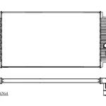 PERKINS RADIATOR IN SIZE OF 1265*688*48
