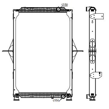 RENUALT RADIATOR OE 5001866280/5010619446 RENUALT RADIATOR OE 5001866280/5010619446