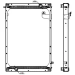MAN RADIATOR OE 81061016487