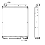 MITSUBISHI RADIATOR OE ME403824