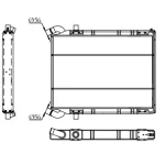 SCANIA RADIATOR OE 1321877
