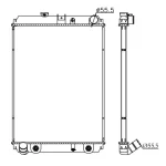 MITSUBISHI RADIATOR IN SIZE OF 825*628*40