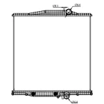 VOLVO RADIATOR IN SIZE OF 850*868*48