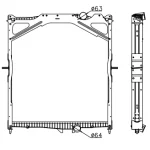 VOLVO RADIATOR OE 20460176