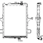 VOLVO RADIATOR OE 22318830