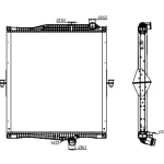 VOLVO RADIATOR IN SIZE OF 805*878*48
