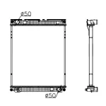 MAN RADIATOR OE 81061016503