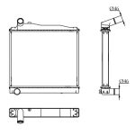 MITSUBISHI RADIATOR OE 298760/406454/298960