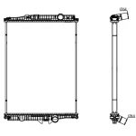 VOLVO RADIATOR IN SIZE OF 940*708*48
