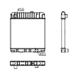 MAN RADIATOR IN SIZE OF 590*668*68