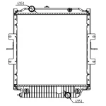 BUS RADIATOR OE CAVTU82333/CAVTM82333/CTAVTU82333/CTAVTM82333 /FLX001000/SRK7185SPL
