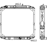 MERCEDES BENZ RADIATOR OE 6735002803