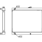 PERKINS RADIATOR IN SIZE OF 510*688*48