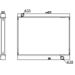 PERKINS RADIATOR IN SIZE OF 510*688*48