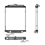 NISSAN RADIATOR OE 1301040-G205C