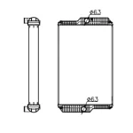PERKINS RADIATOR IN SIZE OF 1000*638*106