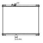 MACK RADIATOR OE 3MF5507M2/3MF5532M/20013005/239126/239376/BT7155/MK83/44053/CVTM80533