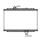 PETERBILT RADIATOR OE F3161221222110/F3161221222110/F3161221202110/F3161222201030