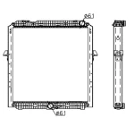 MERCEDES BENZ RADIATOR OE 9605002601