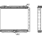 MERCEDES BENZ RADIATOR OE 9605002801