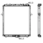 MERCEDES BENZ RADIATOR OE 9615000800