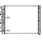 MERCEDES BENZ RADIATOR OE 9405000303