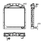 MERCEDES BENZ RADIATOR OE 130-1301010