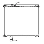 MACK RADIATOR OE 3MF5526BM (10FPI) 3MF5531BM/(15FPI)/25173861/734342/734341/734350/732082/1102138