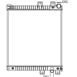 MERCEDES BENZ RADIATOR OE 9795000203