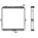 MERCEDES BENZ RADIATOR OE 9605002701/9605001001