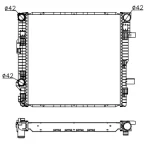 MERCEDES BENZ RADIATOR OE 6685000002
