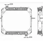 MERCEDES BENZ RADIATOR OE 3845007101