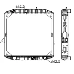 MERCEDES BENZ RADIATOR OE 62622/507670/6735002303