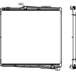 SCANIA RADIATOR IN SIZE OF 940*1048*42