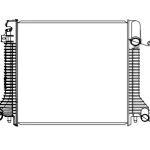 MERCEDES BENZ RADIATOR OE A9735000803