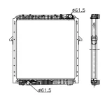 MERCEDES BENZ RADIATOR OE 9615000900