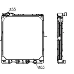 MERCEDES BENZ RADIATOR IN SIZE OF 865*790*62