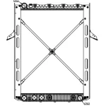 VOLVO RADIATOR OE 21298076/21504536/21504548/21593032/21593038/ 85111310/85111314/85125539