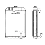 PERKINS RADIATOR IN SIZE OF 590*448*84