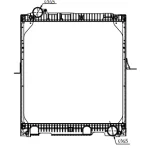 MERCEDES BENZ RADIATOR OE 6555000003/A6555000003