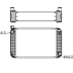 PERKINS RADIATOR IN SIZE OF 520*538*116