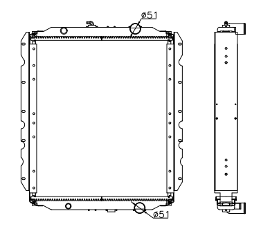 NISSAN RADIATOR OE 00021401/1003476 NISSAN RADIATOR OE 00021401/1003476