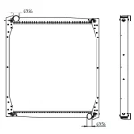 Commercial Vehicle Radiator OE 1770096
