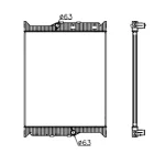 PERKINS RADIATOR IN SIZE OF 1270*1048*56